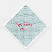 Vrolijk kerstfeest servet (Hoek)