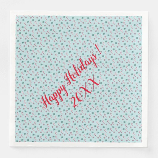 Vrolijk kerstfeest servet (Voorkant)