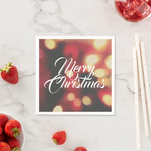 Vrolijk kerstfeest servet (Insitu)