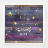 Vrolijk kerstfeest servet (Voorkant)