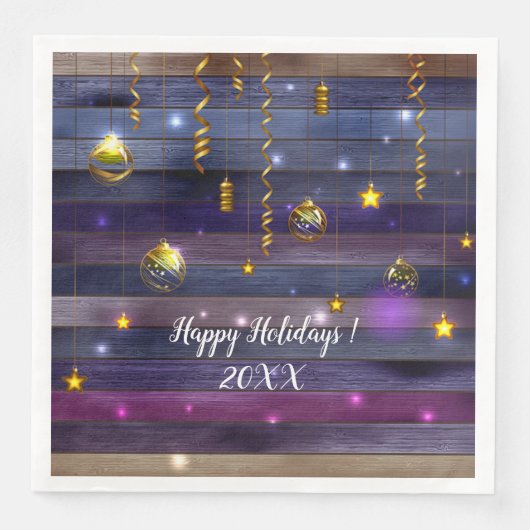 Vrolijk kerstfeest servet (Voorkant)