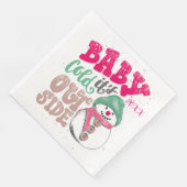 Vrolijk kerstfeest servet (Hoek)