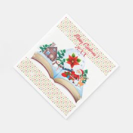 Vrolijk kerstfeest servet