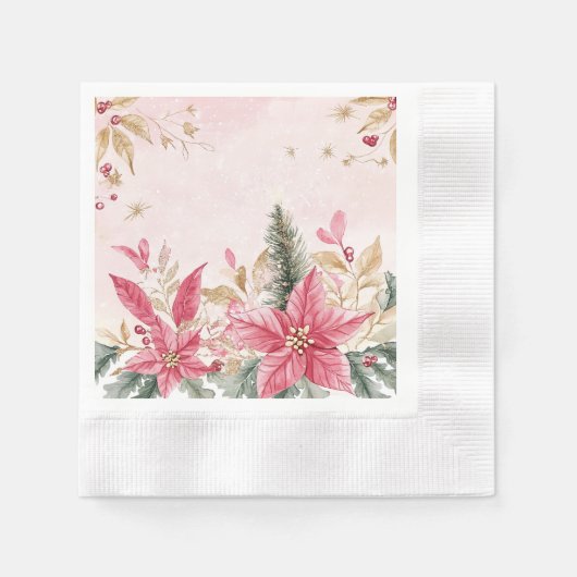 Vrolijk kerstfeest servet (Voorkant)