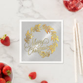 Vrolijk kerstfeest servetten (Insitu)