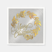 Vrolijk kerstfeest servetten (Voorkant)