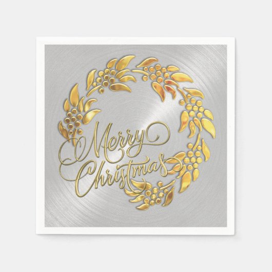 Vrolijk kerstfeest servetten (Voorkant)