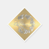 Vrolijk kerstfeest servetten (Hoek)