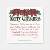 Vrolijk kerstfeest servetten (Voorkant)
