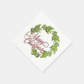 Vrolijk kerstfeest servetten (Hoek)