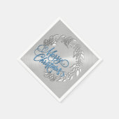 Vrolijk kerstfeest servetten (Hoek)