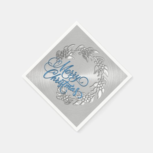 Vrolijk kerstfeest servetten (Hoek)