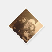 vrolijk kerstfeest? servetten van cocktailpapier (Hoek)