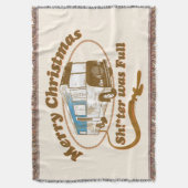 Vrolijk kerstfeest Sh!*ter was vol Deken (Voorkant Verticaal)