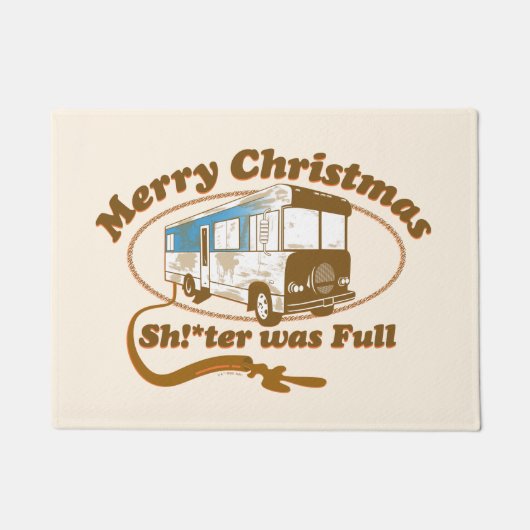 Vrolijk kerstfeest Sh!*ter was vol Deurmat (Voorkant)
