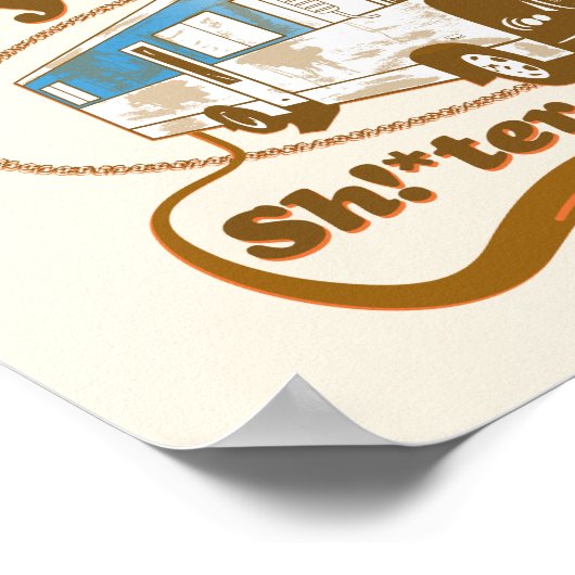 Vrolijk kerstfeest Sh!*ter was vol Poster (Hoek)