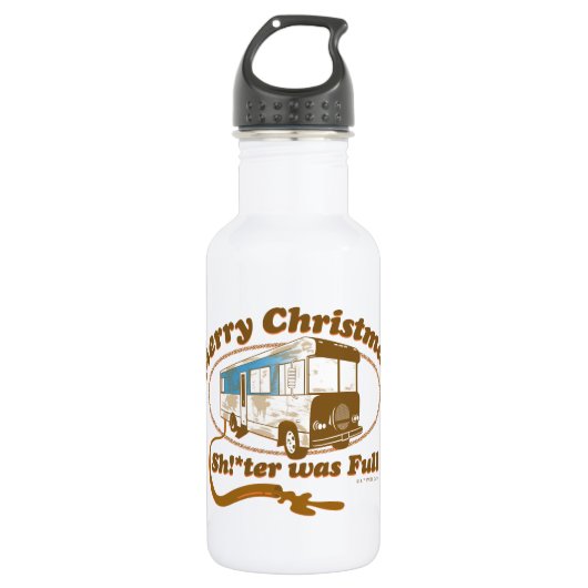 Vrolijk kerstfeest Sh!*ter was vol Waterfles (Voorkant)