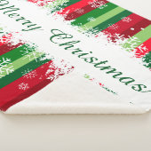 Vrolijk kerstfeest sherpa deken (3/4)