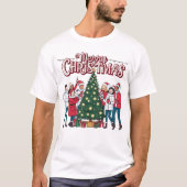 Vrolijk kerstfeest shirt (Voorkant)