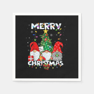 Vrolijk kerstfeest Shirt Funny Family Xmas jongens Servet