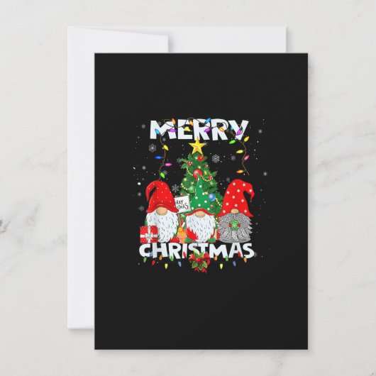 Vrolijk kerstfeest Shirt grappig kerstfeest Kinder Kaart (Voorkant)