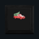 Vrolijk kerstfeest Shirt met oude vrachtwagen en T Cadeaudoosje<br><div class="desc">Vrolijk Kerstmis Shirt met Oude Vrachtwagen en Boom  Stijl</div>