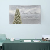 Vrolijk kerstfeest, Silver-kerstboombedrijf Spandoek (Beurs)