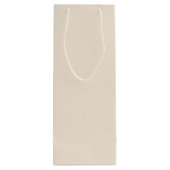 Vrolijk kerstfeest Silver Leaves Wreated Lijst Fot Wijn Cadeautas (Achterkant)