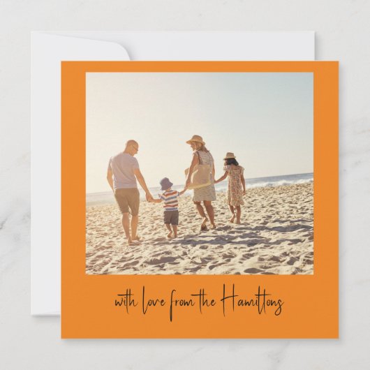 Vrolijk kerstfeest Sinaasappels Kaart voor kerstmi Notitiekaartje (Achterkant)