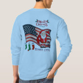 Vrolijk kerstfeest sinds 1776 t-shirt (Achterkant)