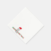 Vrolijk kerstfeest, Sinterklaas karakter Servet (Hoek)