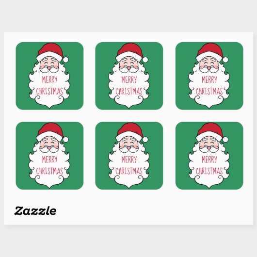 Vrolijk kerstfeest Sinterklaas Stickers (Vel)