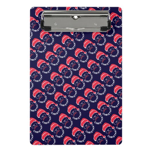 Vrolijk Kerstfeest Sinterklaas Vrolijk & Helder Mini Klembord (Voorkant)