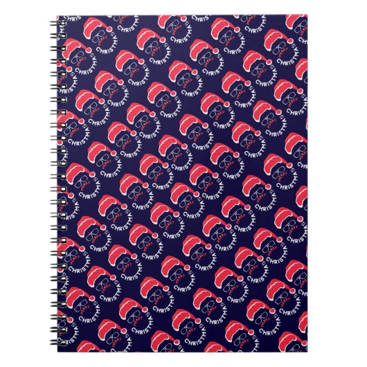 Vrolijk Kerstfeest Sinterklaas Vrolijk & Helder Notitieboek (Voorkant)