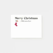 Vrolijk kerstfeest Sjabloon Post-it® Notes (Voorkant)