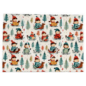vrolijk kerstfeest | Sleeping Kinderen Kerstmis Groot Cadeauzakje (Achterkant)