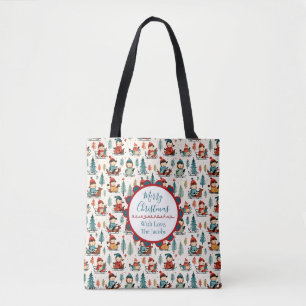 vrolijk kerstfeest Sleeping Kinderen Kerstmis Tote Bag