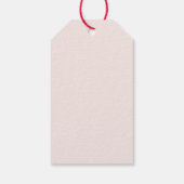 Vrolijk Kerstfeest - Sleeping Kitten in Santa Hat Cadeaulabel (Achterkant)