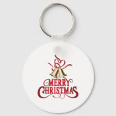 Vrolijk kerstfeest sleutelhanger (Achterkant)