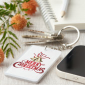 Vrolijk kerstfeest sleutelhanger (Voorkant Rechts)