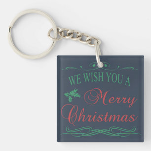 Vrolijk kerstfeest sleutelhanger