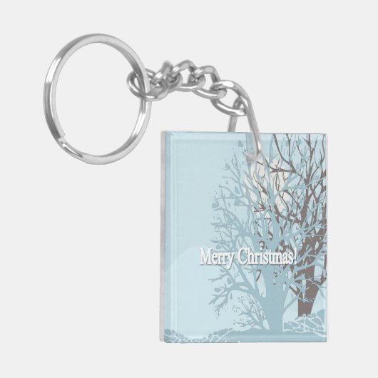 Vrolijk kerstfeest! sleutelhanger (Voorkant Links)