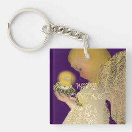 Vrolijk kerstfeest sleutelhanger