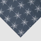 Vrolijk Kerstfeest Sneeuw Moderne Vakantie Donkerb Tissuepapier (Detail)