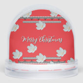 Vrolijk kerstfeest sneeuwbol (Voorkant)