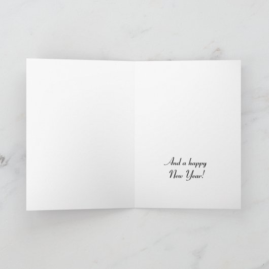 Vrolijk Kerstfeest Sneeuwman en Border Collie Kaart (Binnen)