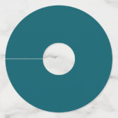 Vrolijk Kerstfeest Sneeuwvlok Wijnglas Label (Achterkant)