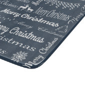 Vrolijk kerstfeest snijplank (Hoek)