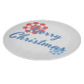 Vrolijk kerstfeest snijplank (Hoek)