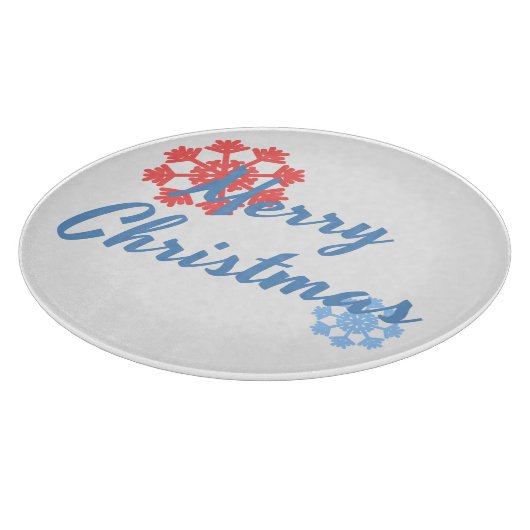 Vrolijk kerstfeest snijplank (Hoek)